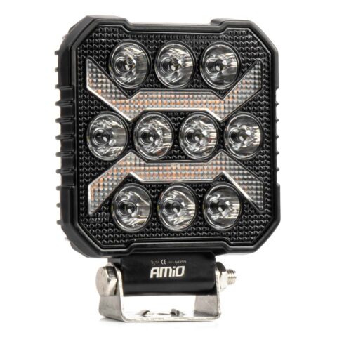 Amio - ΠΡΟΒΟΛΕΑΣ ΕΡΓΑΣΙΑΣ ΤΕΤΡΑΓΩΝΟΣ LED 54W 9-36V 10.000lm 6.500K 110x110x38mm AWL68 - 1 ΤΕΜ. (04209/AM)
