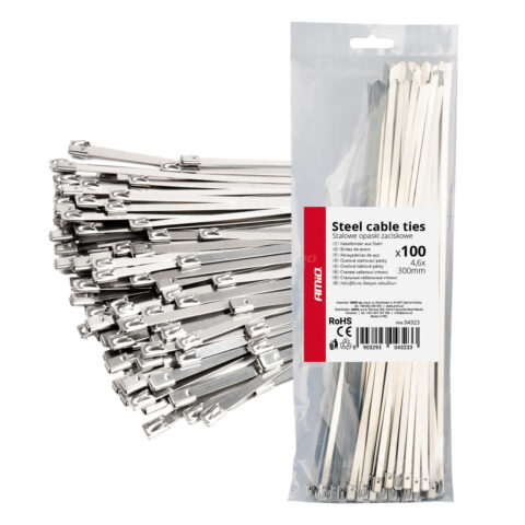 Amio - ΔΕΜΑΤΙΚΑ/ΔΕΤΙΚΑ ΚΑΛΩΔΙΩΝ TIE WRAP (ΤΑΙΡΑΠ) ΜΕΤΑΛΛΙΚΑ 4
