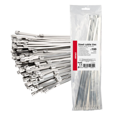 Amio - ΔΕΜΑΤΙΚΑ/ΔΕΤΙΚΑ ΚΑΛΩΔΙΩΝ TIE WRAP (ΤΑΙΡΑΠ) ΜΕΤΑΛΛΙΚΑ 4