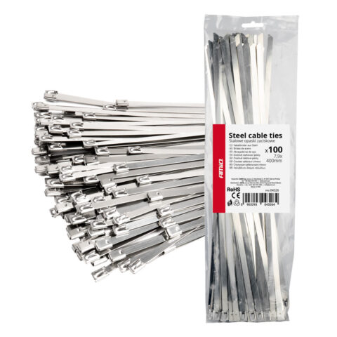 Amio - ΔΕΜΑΤΙΚΑ/ΔΕΤΙΚΑ ΚΑΛΩΔΙΩΝ TIE WRAP (ΤΑΙΡΑΠ) ΜΕΤΑΛΛΙΚΑ 7