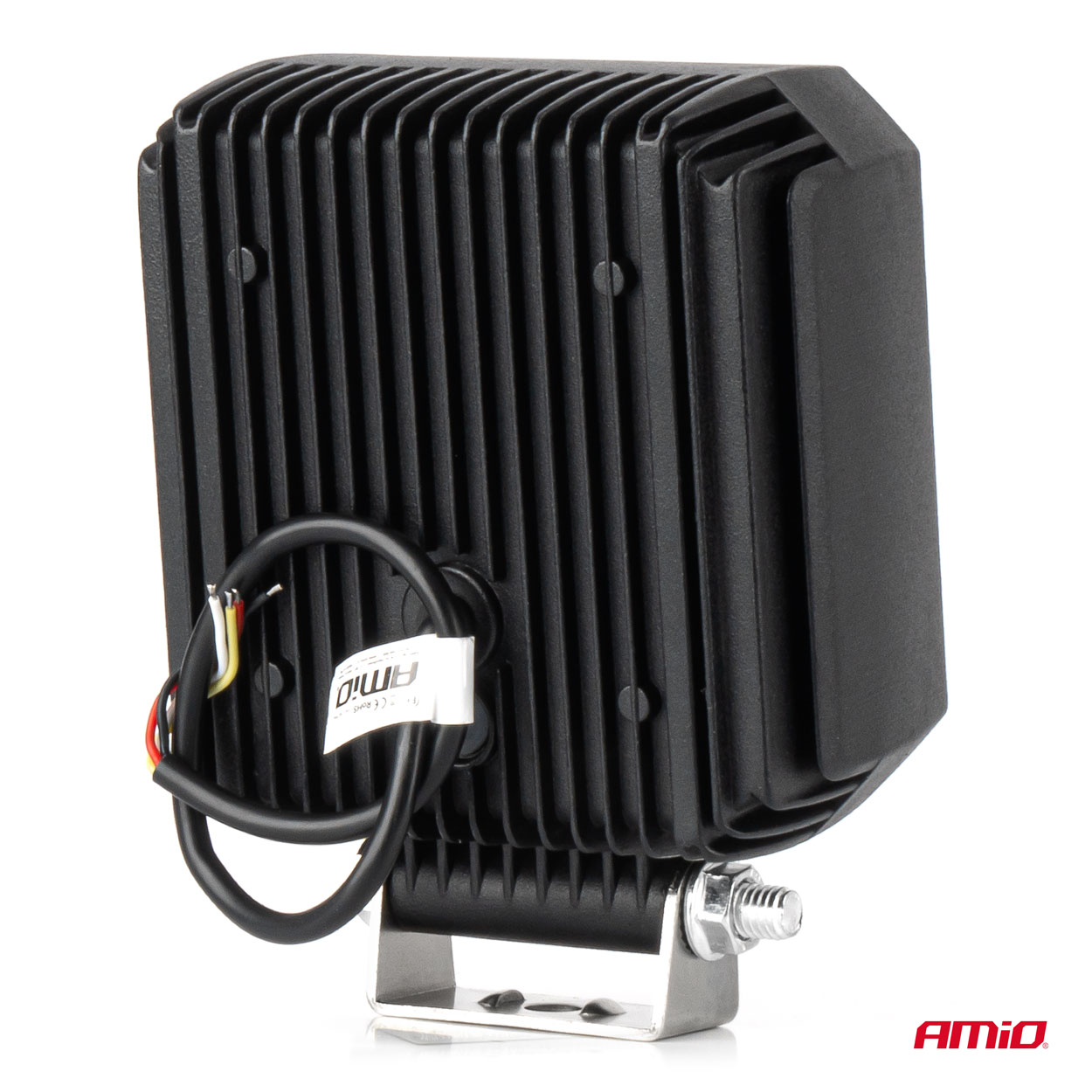 Amio - ΠΡΟΒΟΛΕΑΣ ΕΡΓΑΣΙΑΣ ΤΕΤΡΑΓΩΝΟΣ LED 30W 9>50V 3 ΧΡΗΣΕΩΝ ΛΕΥΚΟ/ΠΟΡΤΟΚΑΛΙ ΦΩΣ 110x110x52mm - 1 Τεμ. (04394/AM) - Image 2