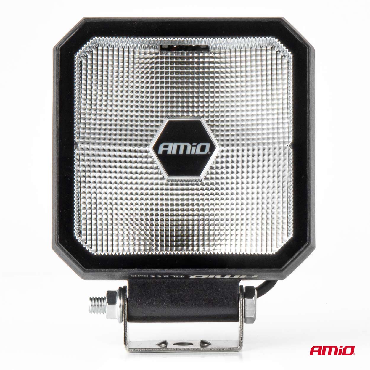 Amio - ΠΡΟΒΟΛΕΑΣ ΕΡΓΑΣΙΑΣ ΤΕΤΡΑΓΩΝΟΣ LED 30W 9>50V 3 ΧΡΗΣΕΩΝ ΛΕΥΚΟ/ΠΟΡΤΟΚΑΛΙ ΦΩΣ 110x110x52mm - 1 Τεμ. (04394/AM) - Image 4