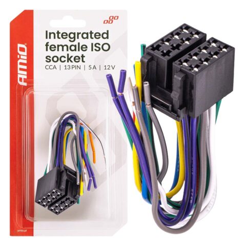 Amio - Φίσσα ISO 13 Pin Θηλυκή 12V έως 5A – CCA