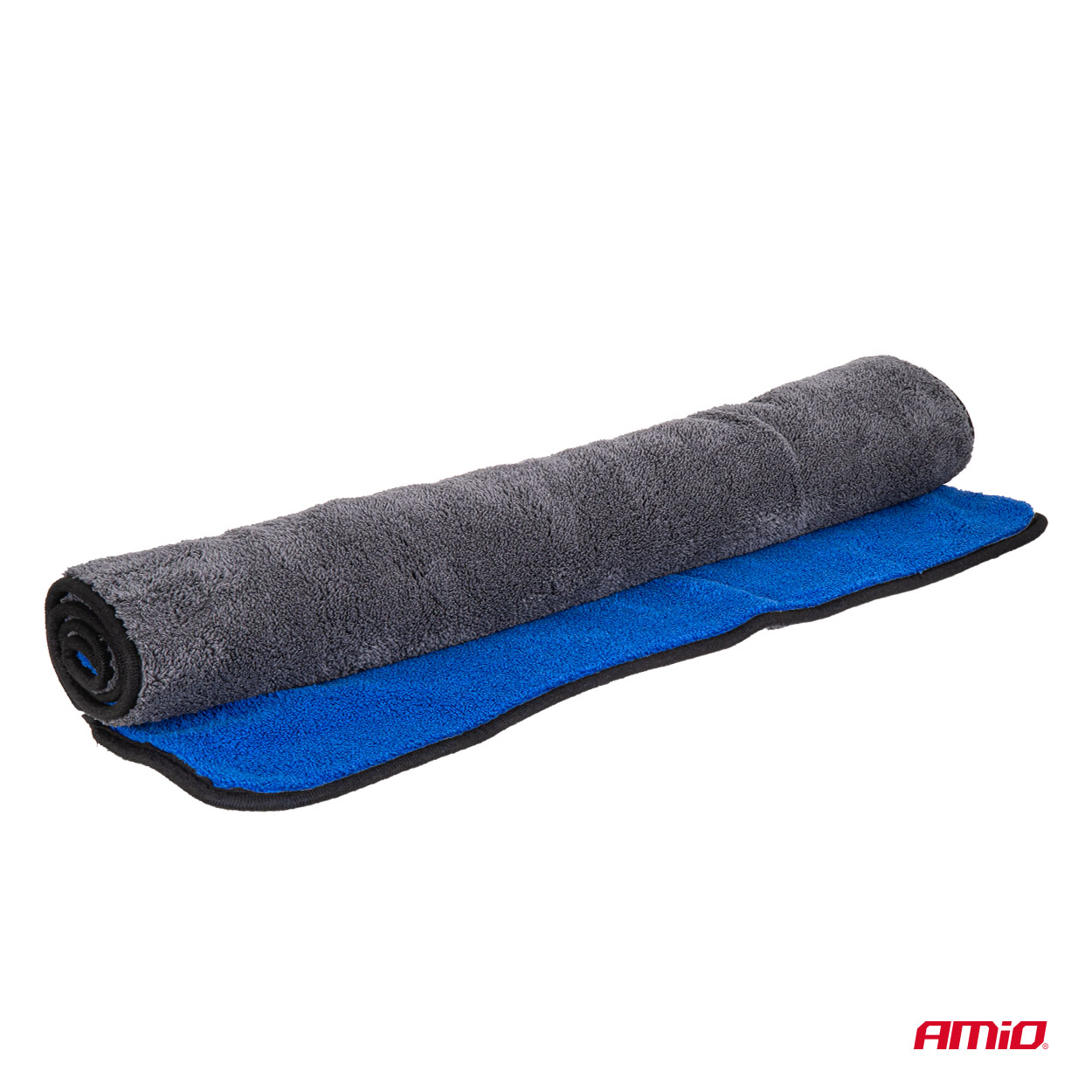 Amio - Σετ Περιποίησης με Γάντι Πλυσίματος 20x26cm (94g/sqm) και Πανί Στεγνώματος Μικροϊνών 60x90cm υψηλής απορροφητικότητας (800g/sqm) για Επιβατικά Αυτοκίνητα - 1 σετ (04489/AM) - Image 8
