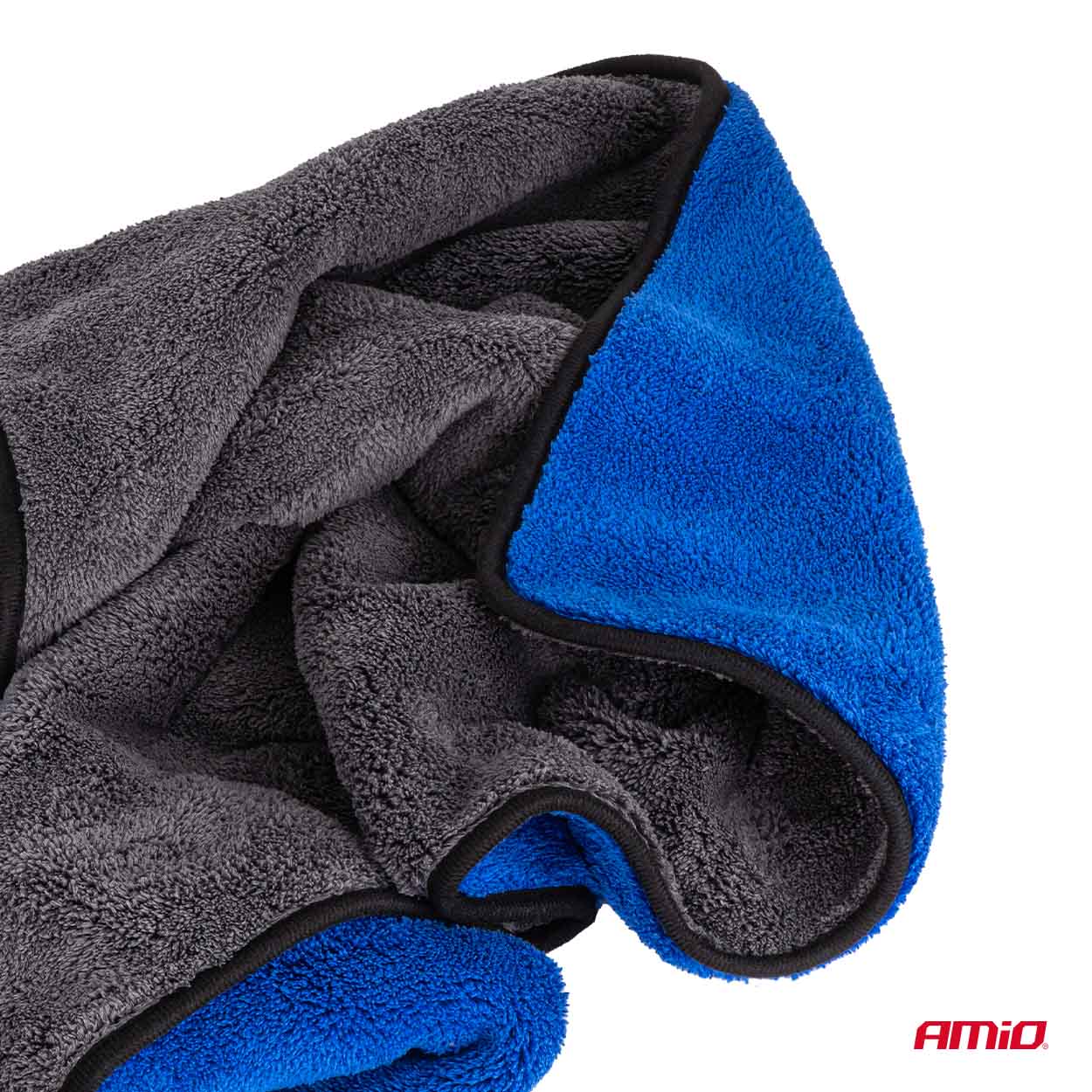 Amio - Σετ Περιποίησης με Γάντι Πλυσίματος 20x26cm (94g/sqm) και Πανί Στεγνώματος Μικροϊνών 60x90cm υψηλής απορροφητικότητας (800g/sqm) για Επιβατικά Αυτοκίνητα - 1 σετ (04489/AM) - Image 9