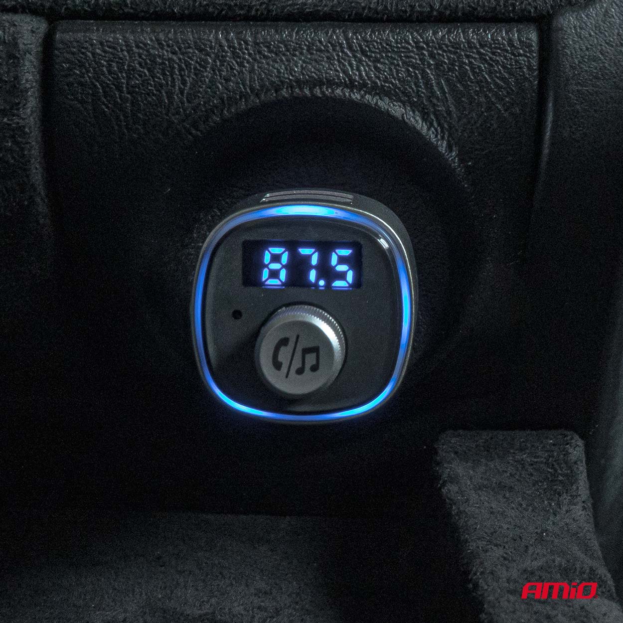 Amio - FM Transmitter Αυτοκινήτου 12/24V με 2xUSB Type-A και Υποδοχή microSD - 1 τεμ. (04654/AM) - Image 7
