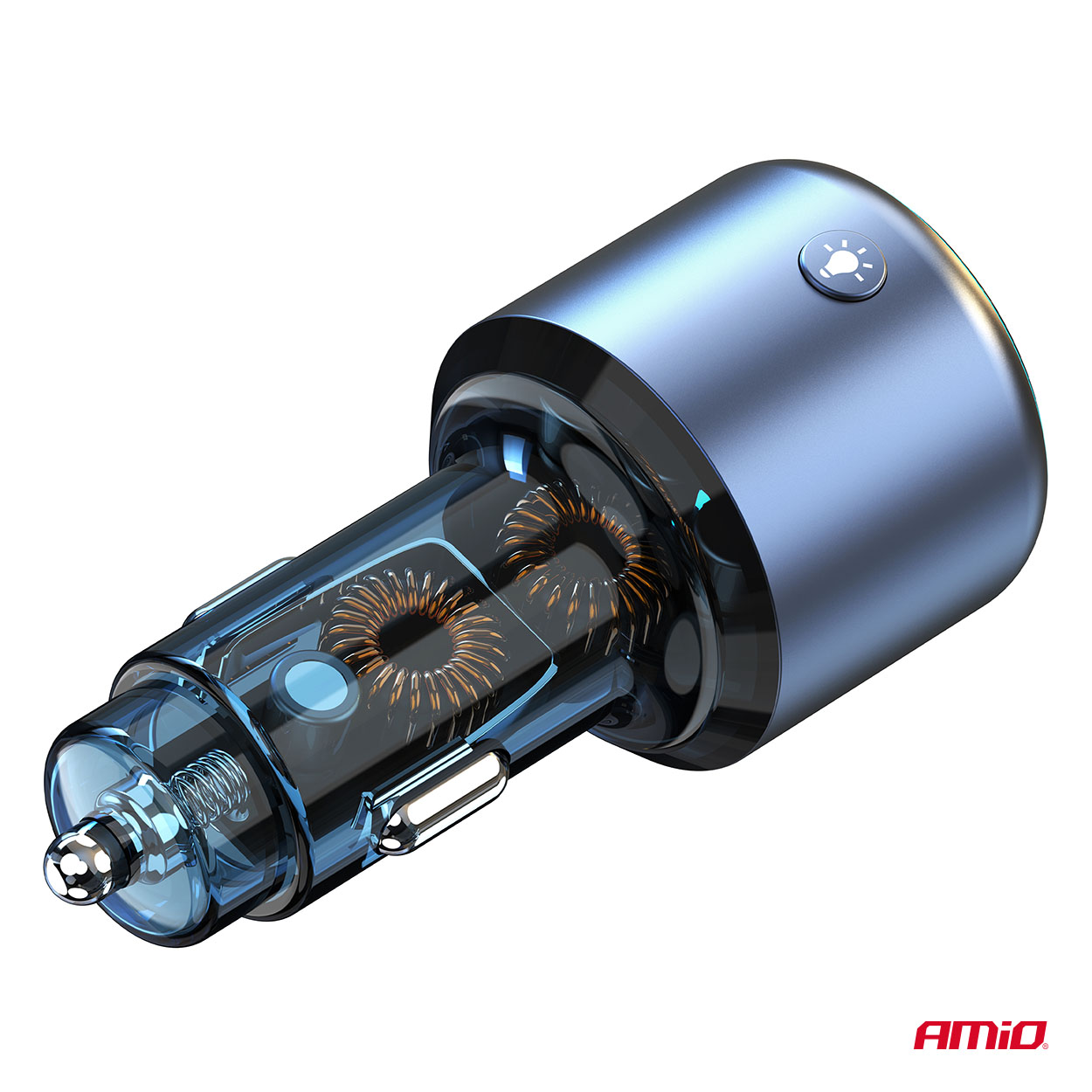 Amio - FM Transmitter Αυτοκινήτου 12/24V με 1xUSB Type-A και 1xUSB Type-C - 1 τεμ. (04655/AM) - Image 6