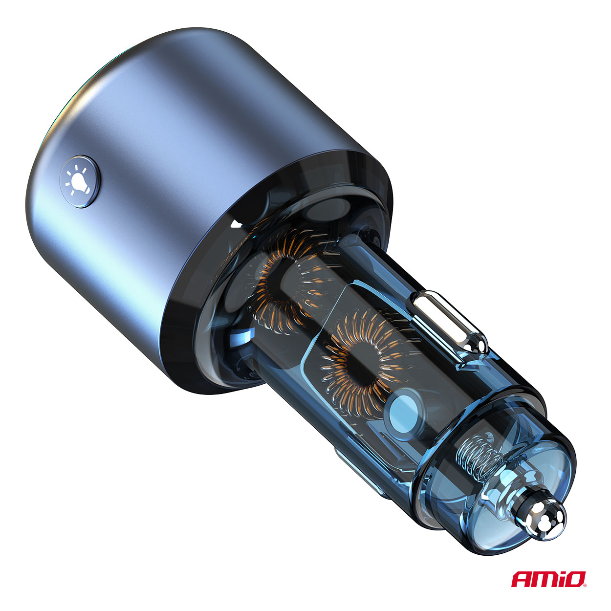 Amio - FM Transmitter Αυτοκινήτου 12/24V με 1xUSB Type-A και 1xUSB Type-C - 1 τεμ. (04655/AM) - Image 10