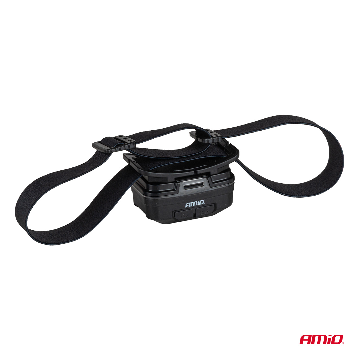 Amio - Φακός Κεφαλής Εργασίας τύπου 2xXPG+10SMD LED χωρητικότητα μπαταρίας 1800mAh - 1 τεμ. (04668/AM) - Image 5