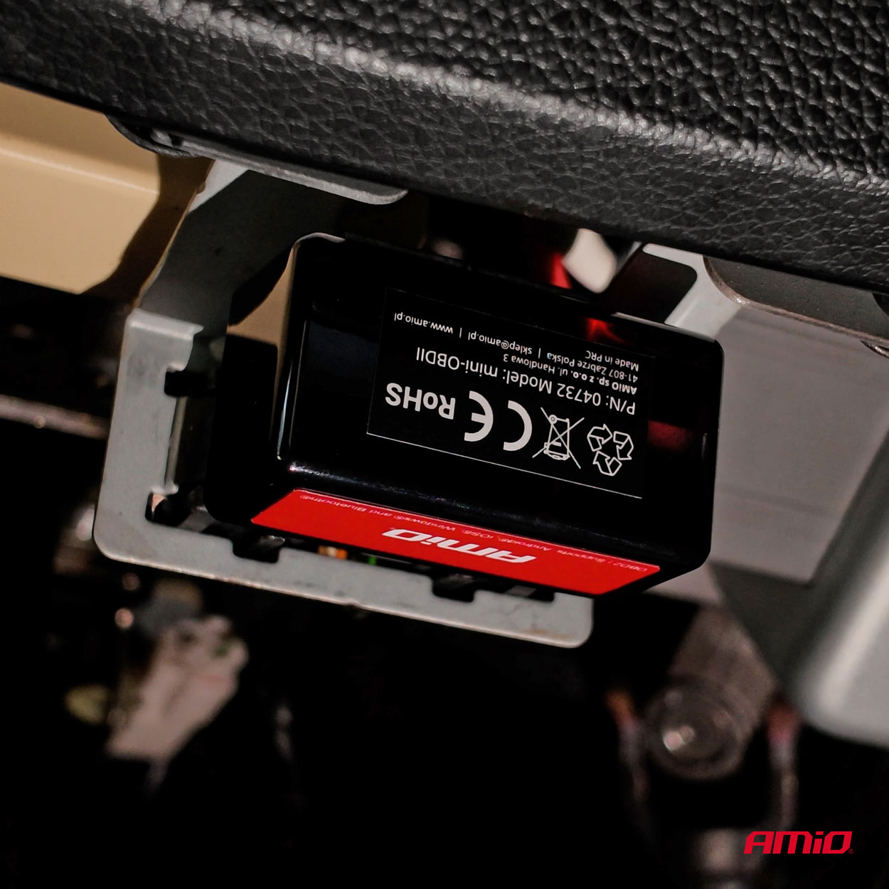 Amio - Διαγνωστικό Αυτοκινήτου OBD 2 τύπου ELM327 Bluetooth Mini τάση λειτουργίας 12V με ασύρματη σύνδεση για Επιβατικά Αυτοκίνητα - 1 τεμ. (04732/AM) - Image 7