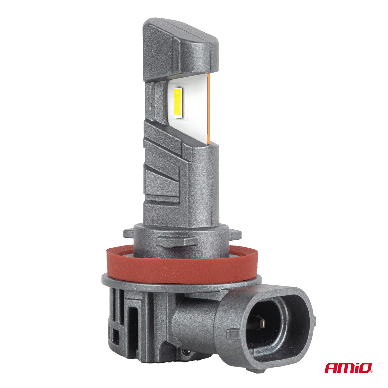 Amio – Λαμπτήρες Leds H11 18W 2700lm 6000K 9-18V με Έγκριση Τύπου R37 E-Mark Plug & Play FAN, προσφέρουν ψυχρό λευκό φως και νόμιμη οδήγηση – 2 Τεμ. (05120/AM) - Image 9