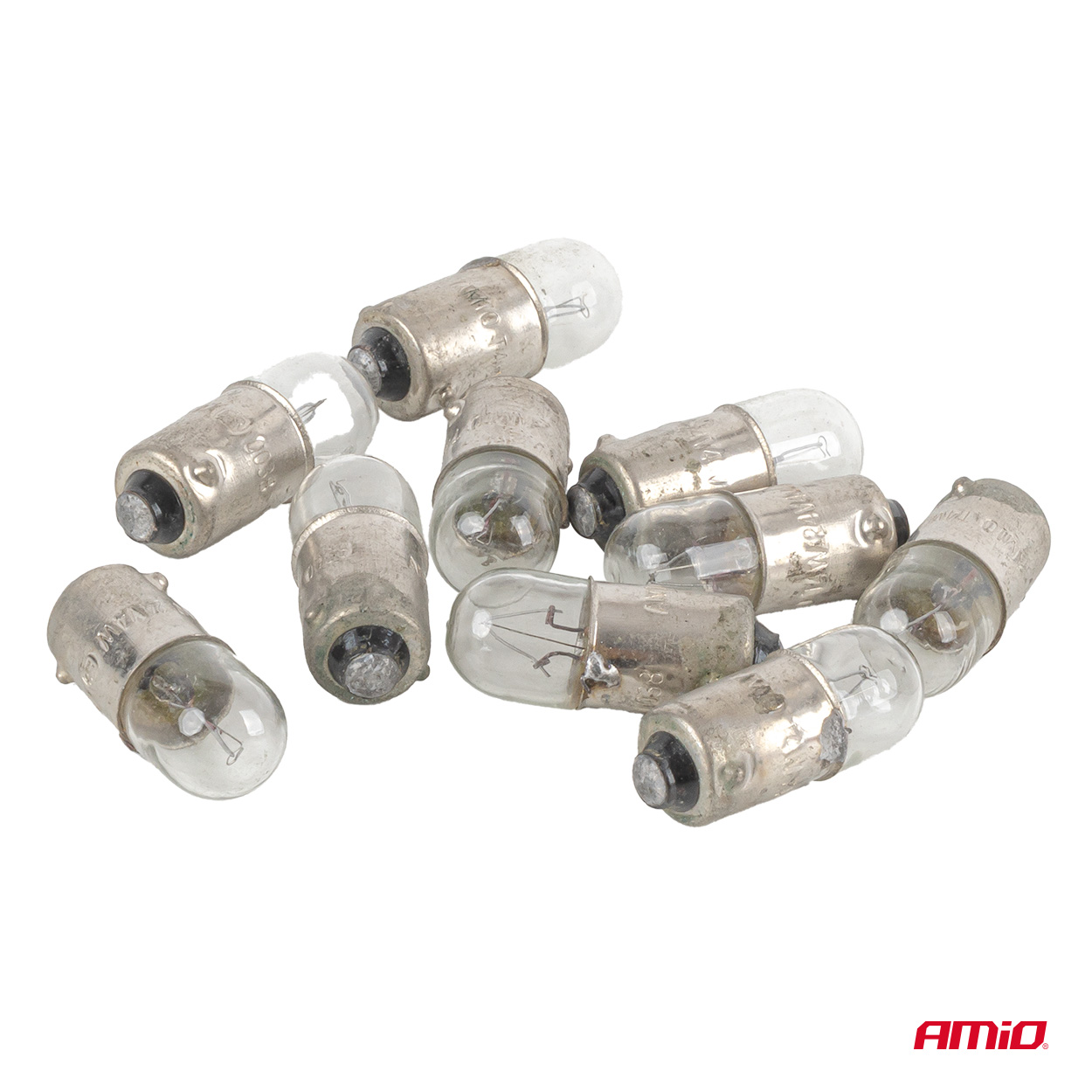 Amio – Σετ Λαμπτήρες Αλογόνου T4W 24V 4W BA9S για Φορτηγά & Λεωφορεία, εξασφαλίζουν καθαρό φωτισμό θέσης και εσωτερικού – 10 Τεμ. (04945/AM) - Image 5