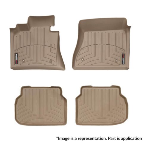 WeatherTech – Προστατευτικά Πατάκια Λάστιχο για Mercedes-Benz C-Class (W203) 05/2000 > 01/2007 4πορτο / Sedan για κορυφαία προστασία εσωτερικού με ανθεκτική κατασκευή παντός καιρού – 1 Σετ (45264-1-2/OTO)