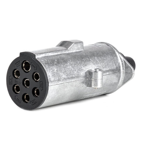 Amio – Πρίζα Κοτσαδόρου 24V 7PIN Type N Αλουμινίου Heavy Duty για Ασφαλή Σύνδεση & Καθημερινή Χρήση – 1 Τεμ. (04790/AM)