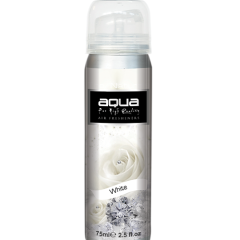 Aqua - ΑΡΩΜΑΤΙΚΟ ΑΥΤΟΚΙΝΗΤΟΥ ΣΕ ΣΠΡΕΙ (SPRAY) ΜΕ ΑΡΩΜΑ WHITE MUSK FLOWERS SERIES 75ml AQUA - 1 TEM. (10-205/AQ)