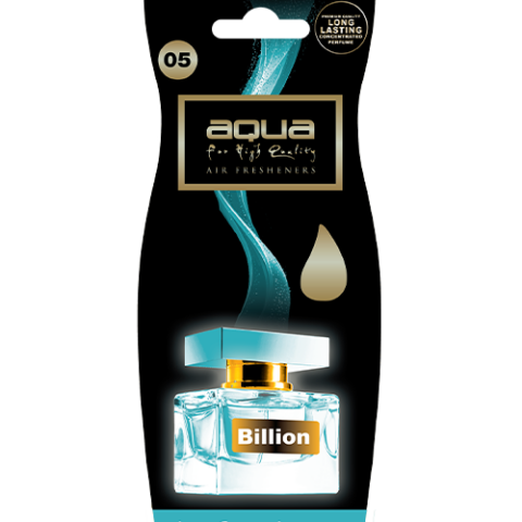 Aqua - ΑΡΩΜΑΤΙΚΟ ΑΥΤΟΚΙΝΗΤΟΥ ΚΡΕΜΑΣΤΟ ΜΕ ΑΡΩΜΑ ΚΟΛΩΝΙΑΣ BILLION AQUA - 1 TEM. (10-776/AQ)