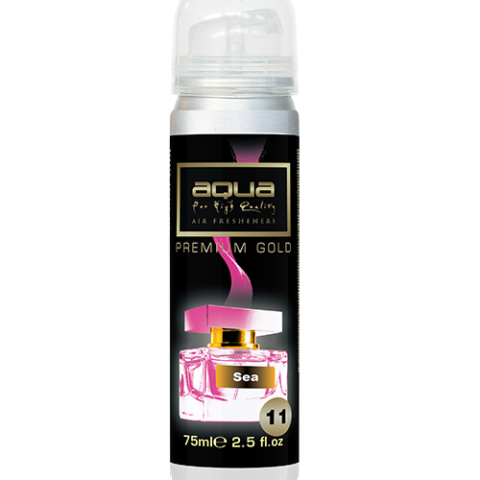 Aqua - ΑΡΩΜΑΤΙΚΟ ΑΥΤΟΚΙΝΗΤΟΥ ΣΕ ΣΠΡΕΙ (SPRAY) ΜΕ ΑΡΩΜΑ SEA PREMIUM GOLD SERIES 75ml AQUA - 1 TEM. (10-805/AQ)