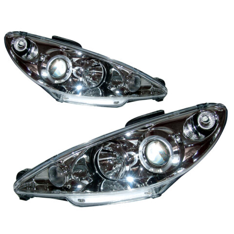 Φανάρια Εμπρός Λευκά Peugeot 206 98-02