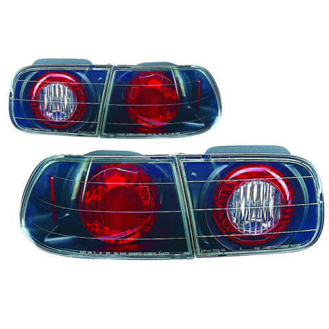 Φανάρια Πίσω Μαύρα Civic '92 2/4D