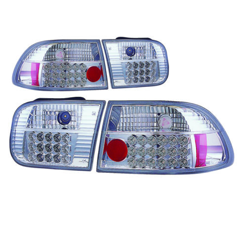 Φανάρια Πίσω LED Civic '92 3D