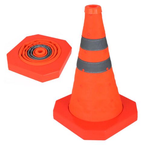 Κώνος Κυκλοφορίας Πτυσσόμενος 45 cm