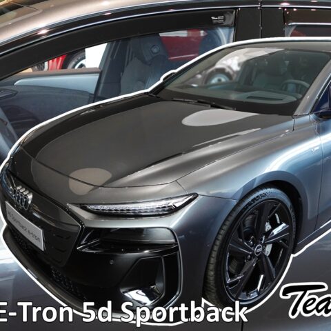 Heko - Ανεμοθραύστες για Audi A6 E-Tron 5 Doors Sportback (έκδοση με κάμερες) 2024+ Σετ Αυτοκινήτου Απο Εύκαμπτο Φιμέ Πλαστικό - 4 τεμ. (ΑΝΕΜ.SET10296)