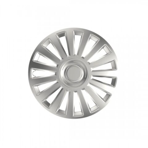 Amio - ΤΑΣΙΑ 13" HUBCAP LUXURY ΑΣΗΜΙ - ΣΕΤ 4 ΤΕΜ. ΣΕ ΚΟΥΤΙ (1037/AM)