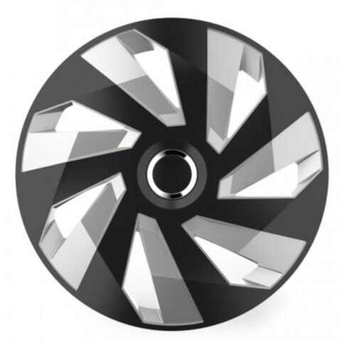 Amio - ΤΑΣΙΑ 15" HUBCAP VECTOR RC SILVER BLACK - ΣΕΤ 4 ΤΕΜ. ΣΕ ΚΟΥΤΙ (5230/AM)