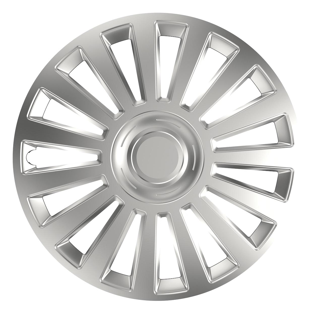 Amio - ΤΑΣΙΑ 14" HUBCAP LUXURY ΑΣΗΜΙ ΜΕ ΔΙΑΜΕΤΡΟ ΓΙΑ ΣΗΜΑ 6