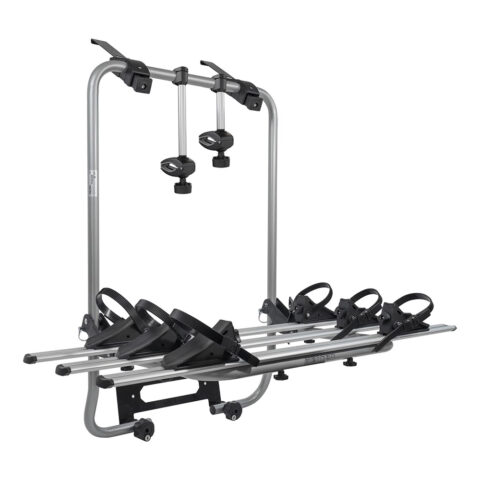 Menabo - Βάση Ποδηλάτου Shadow για 3 Ποδήλατα ή Fat Bikes με Quick Lock System για VW Caddy 2.0 (2021>) Van / SUV με Ασφαλή Μεταφορά Φορτίου - 1 Σετ (12950/MB)