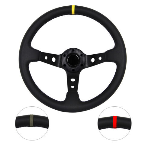 Τιμόνι Βαθύ Μαύρο DARK SPY 35 cm