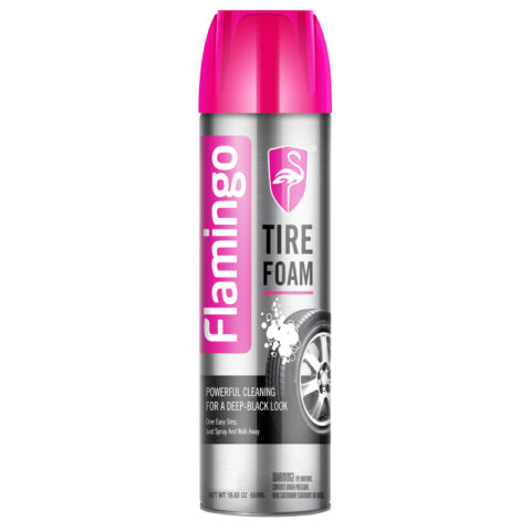 FLAMINGO Γυαλιστικό & Συντήρηση Ελαστικών - Αφρός 650 ml