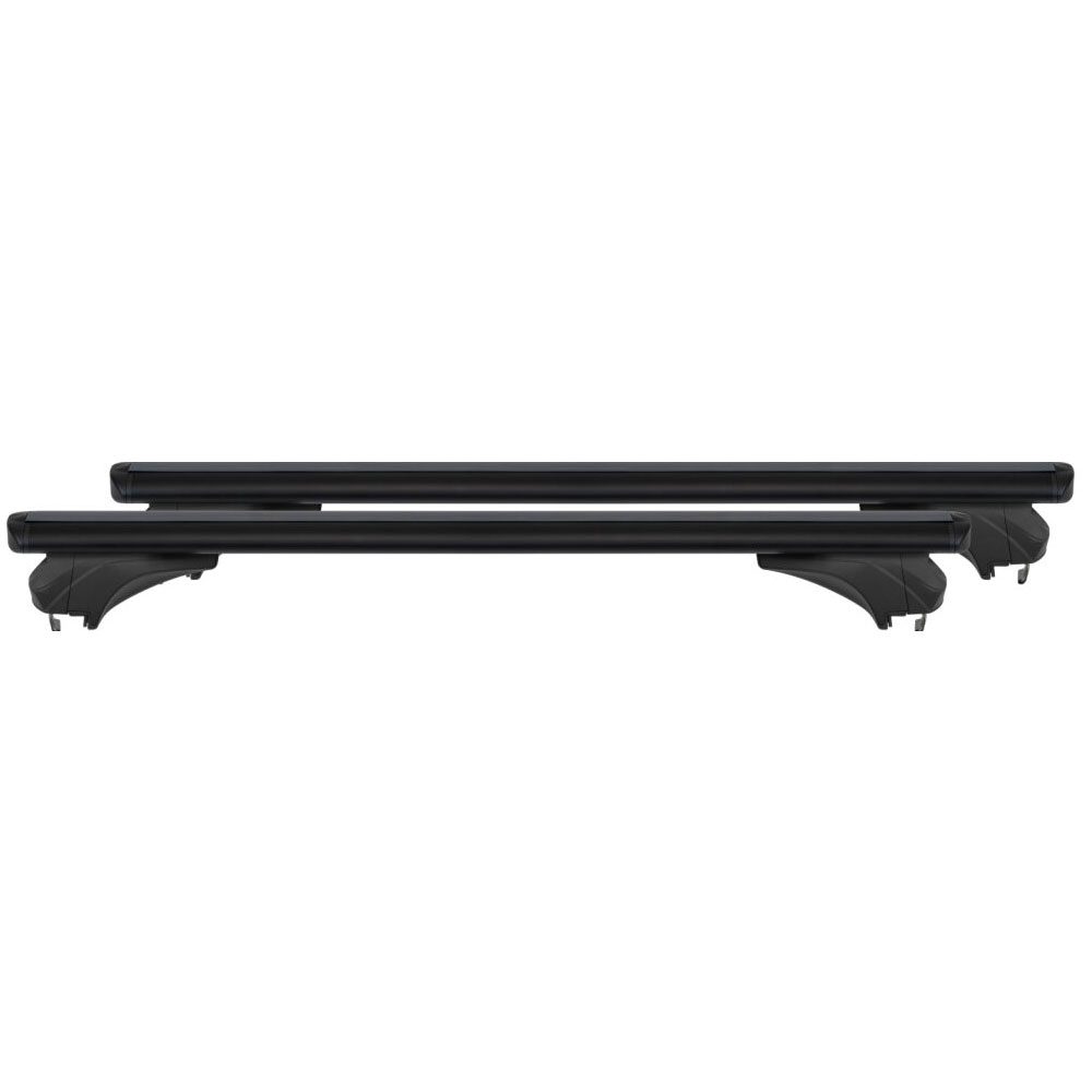 MENABO ΜΠΑΡΕΣ ΑΛΟΥΜΙΝΙΟΥ SONIC BLACK 120 cm ΣΕ ΜΑΥΡΟ ΧΡΩΜΑ ΓΙΑ EBRO S400 (HEV / Turbo - Hybrid) 05/2025 >  5πορτο / SUV ΜΕ FLUSH RAILS - 2 ΤΕΜ. (14680/MB)