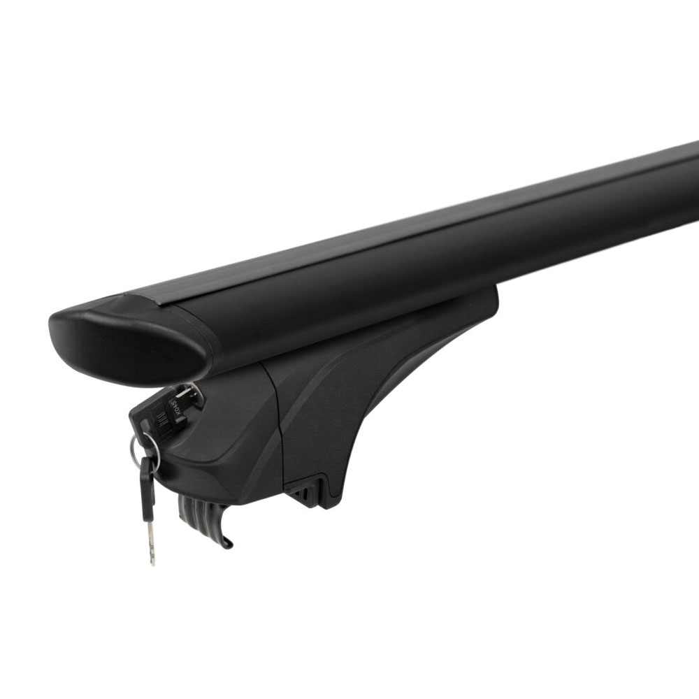 MENABO ΜΠΑΡΕΣ ΑΛΟΥΜΙΝΙΟΥ SONIC BLACK XL 130 cm ΣΕ ΜΑΥΡΟ ΧΡΩΜΑ ΓΙΑ Jaecoo 8 10/2023 > 5πορτο / SUV ΜΕ FLUSH RAILS - 2 ΤΕΜ. (14690/MB) - Image 4