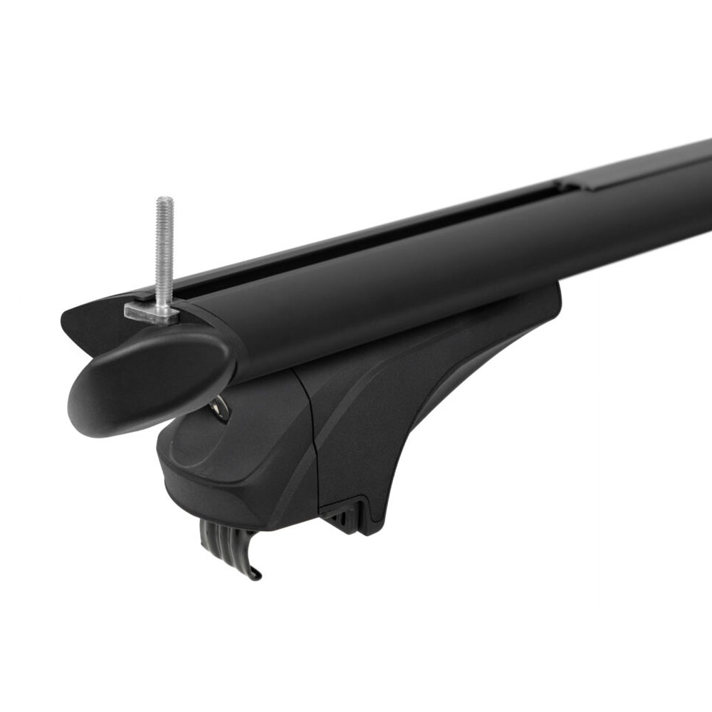 MENABO ΜΠΑΡΕΣ ΑΛΟΥΜΙΝΙΟΥ SONIC BLACK XL 130 cm ΣΕ ΜΑΥΡΟ ΧΡΩΜΑ ΓΙΑ Jaecoo 8 10/2023 > 5πορτο / SUV ΜΕ FLUSH RAILS - 2 ΤΕΜ. (14690/MB) - Image 5