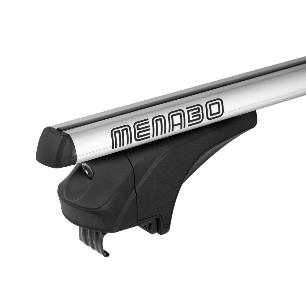 MENABO ΜΠΑΡΕΣ ΑΛΟΥΜΙΝΙΟΥ ARIEM XL 131.5 cm ΣΕ ΑΣΗΜΙ ΧΡΩΜΑ ΓΙΑ Jeep Compass 11/2025 > 5πορτο / SUV ΜΕ FLUSH RAILS - 2 ΤΕΜ. (14710/MB) - Image 10