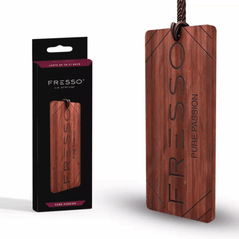Fresso - Ξύλινο Κρεμαστό Αρωματικό Αυτοκινήτου Pure Passion - 1 τεμ. (159204/FRE)