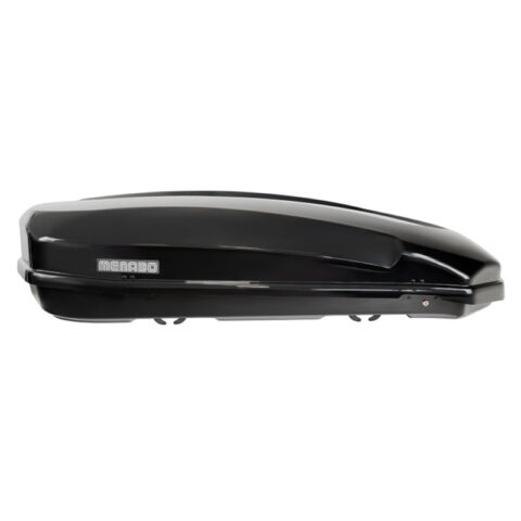 Menabo - Μπαγκαζιέρα Οροφής Satellite 600 Duo Black Crab με Δαγκάνες σε Μαύρο Γυαλιστερό Χρώμα από ABS Πλαστικό με Διαστάσεις 197