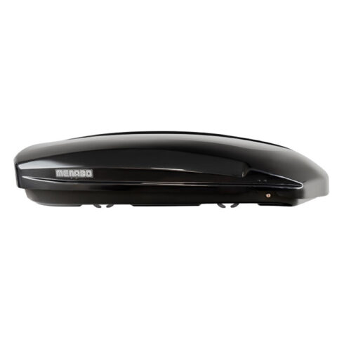 Menabo - Μπαγκαζιέρα Οροφής Satellite 550 Duo Black Crab με Δαγκάνες σε Μαύρο Γυαλιστερό Χρώμα από ABS Πλαστικό με Διαστάσεις 198x94x36 cm - 1 Τεμ. (16930/MB)