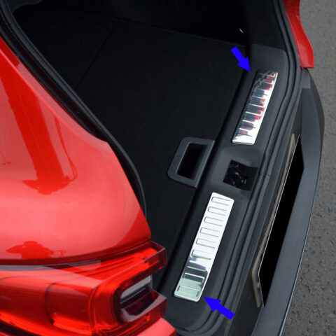 TRIM  ΠΟΡΤ ΜΠΑΓΚΑΖ ΧΡΩΜΙΟ ΜΕΤΑΛΛΙΚΟ S-DIZAYN ΓΙΑ RENAULT KADJAR 2015+ - 2 ΤΕΜ.