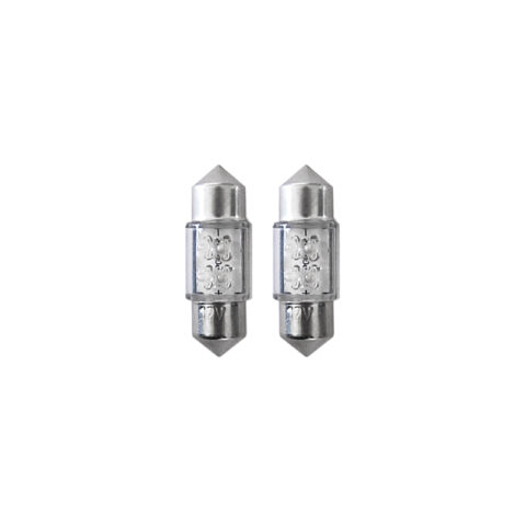 Λάμπες LED FESTOON 12V Μπλε - 2 τεμ 10x31 mm