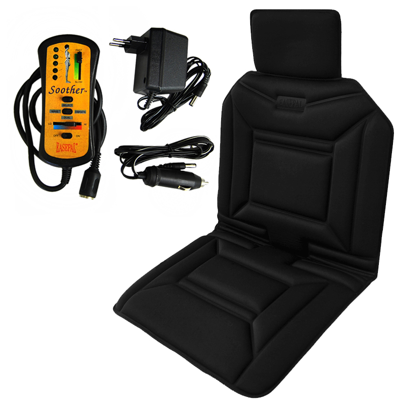 Πλατοκάθισμα Μπροστινό Universal (Ύφασμα) 1 τεμ Μασάζ 12V - Image 2