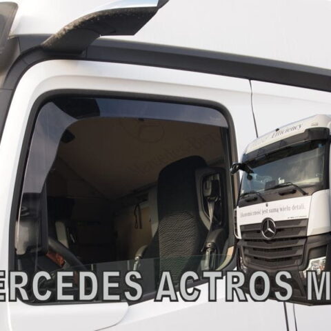 Heko - Ανεμοθραύστες Παραθύρων Για Mercedes Benz Actros MP4 / MP5 2012 > / Antos 2012 > / Arocs 2013 > 2πορτο υλικό Acrylic Χρώμα Φιμέ (Με Κάμερα) - 2 τεμ. (ΑΝΕΜ.23647/TRUCK)