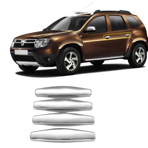 ΧΕΡΟΥΛΙΑ ΠΟΡΤΑΣ ΓΙΑ DACIA DUSTER 2009+ ΧΡΩΜΙΟ ΜΕΤΑΛΛΙΚΑ 4ΤΕΜ