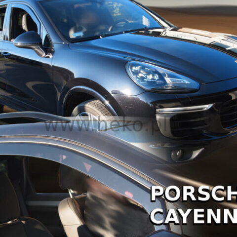 Heko - Ανεμοθραύστες Παραθύρων Για Porsche Cayenne (92A) 2010 > 2017 5πορτο υλικό Acrylic Χρώμα Φιμέ - 2 τεμ. (ΑΝΕΜ.26303)