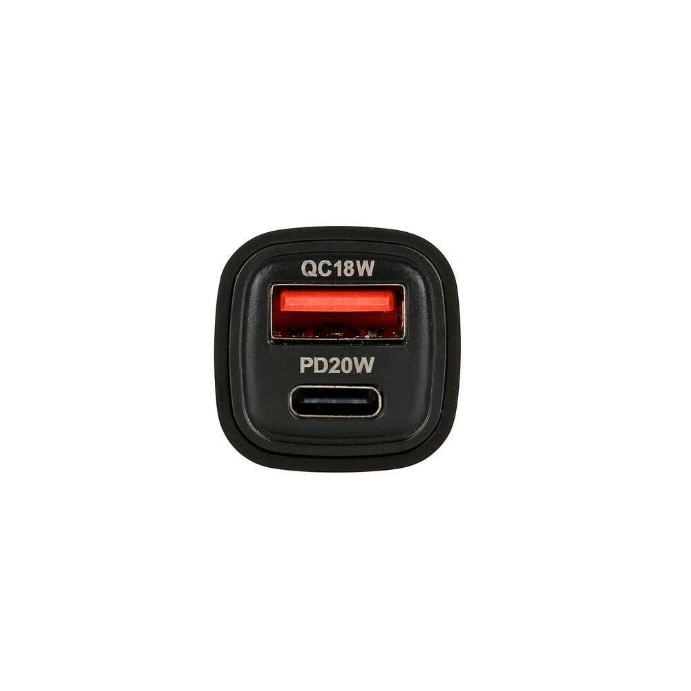 Lampa Φορτιστής Αναπτήρα με 2 Θύρες USB (Type-A + Type-C) 12/24V 18W Ultra Fast Charger - 1 τεμ. (L3871.8/T) - Image 2