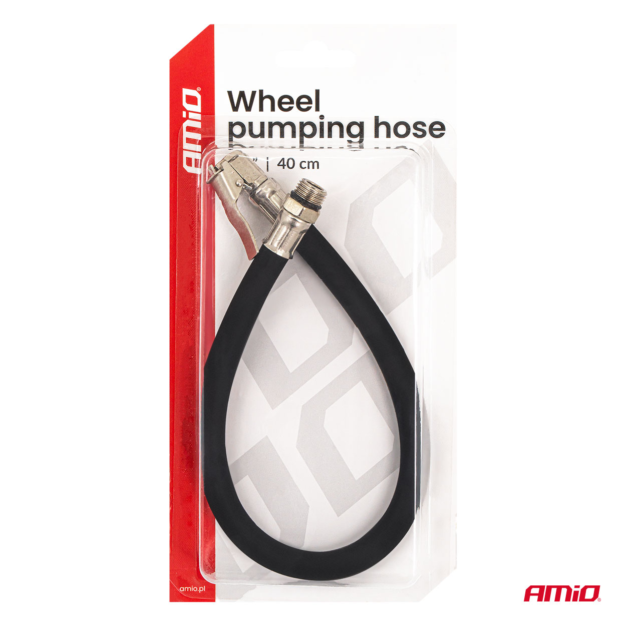 Amio – Σωλήνας Φουσκώματος Ελαστικού 1/4" 40cm με Standard Άκρα για Σταθερή Σύνδεση & Εύκολη Χρήση – 1 Τεμ. (04503/AM) - Image 4