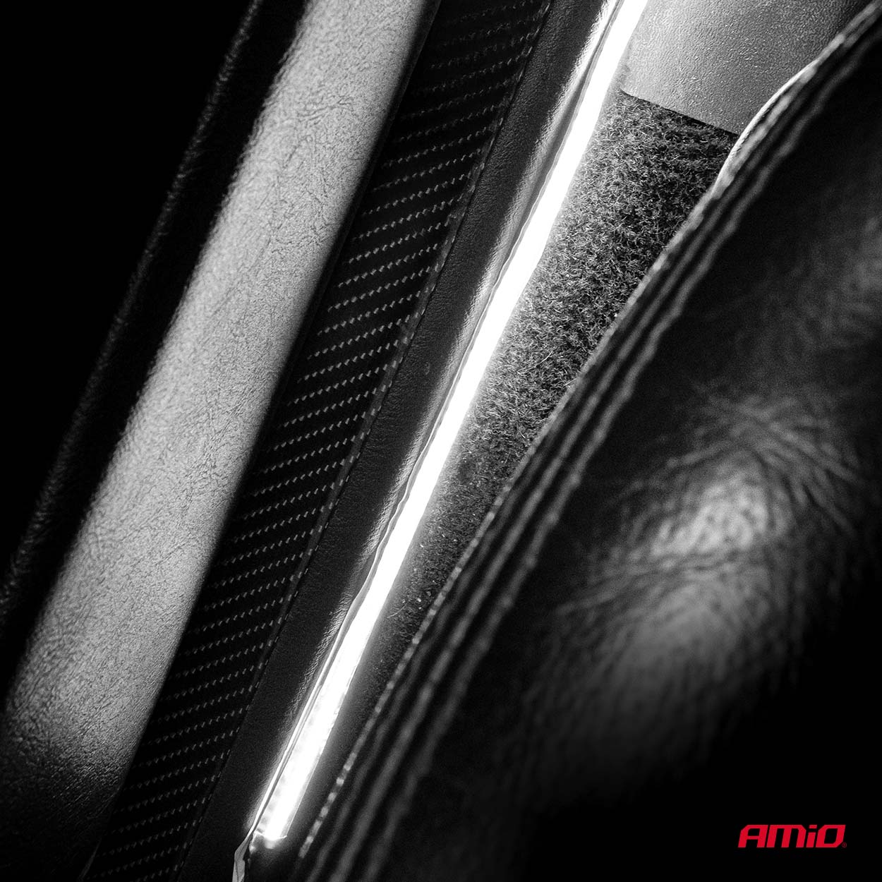 Amio – Ταινία LED COB 12V Λευκή 2x30cm Flexible για Ισχυρό Εσωτερικό Φωτισμό & Easy Install – Σετ 2 Τεμ. (04569/AM) - Image 4