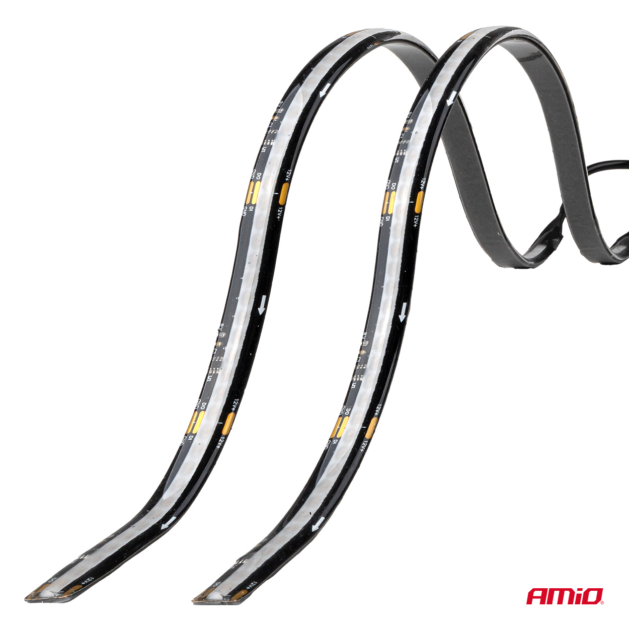 Amio – Ταινία LED RGB 12V 2x30cm Flexible με Τηλεχειριστήριο για Πολύχρωμο Εσωτερικό Φωτισμό & Easy Control – Σετ 2 Τεμ. (04579/AM) - Image 4
