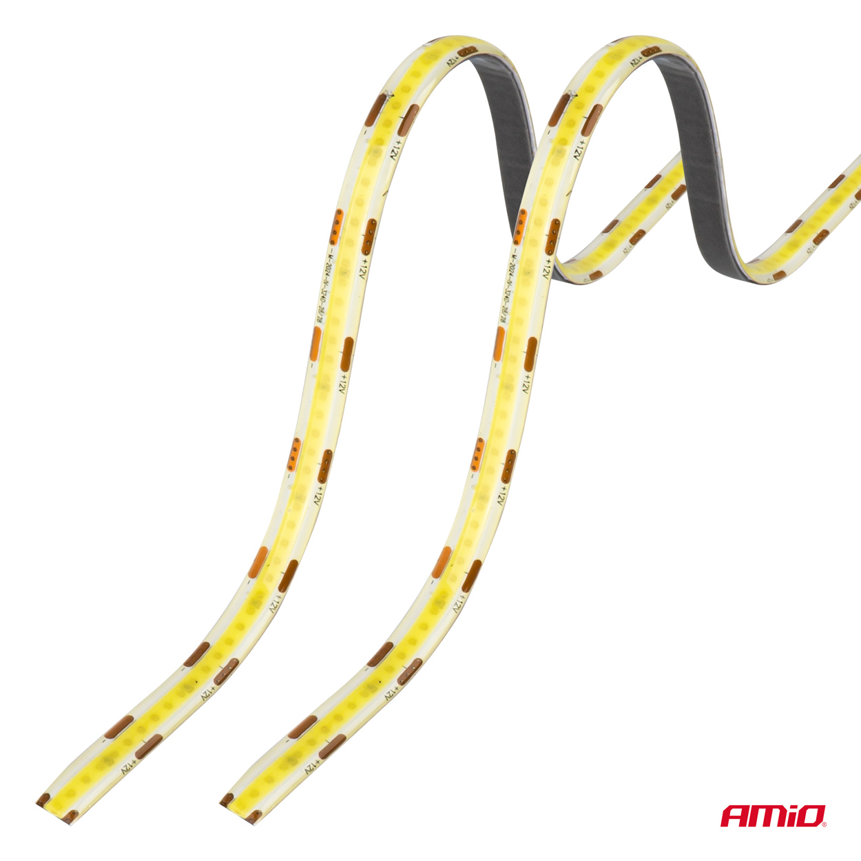 Amio – Ταινία LED COB 12V Λευκή 2x30cm Flexible για Ισχυρό Εσωτερικό Φωτισμό & Easy Install – Σετ 2 Τεμ. (04569/AM) - Image 5